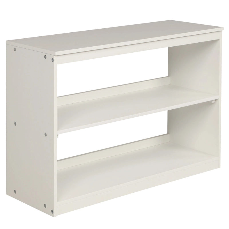 Lit mezzanine double bas avec armoire et bureau portable roulant - Espresso