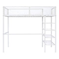 White Modern Style Multi-functional Loft Bed